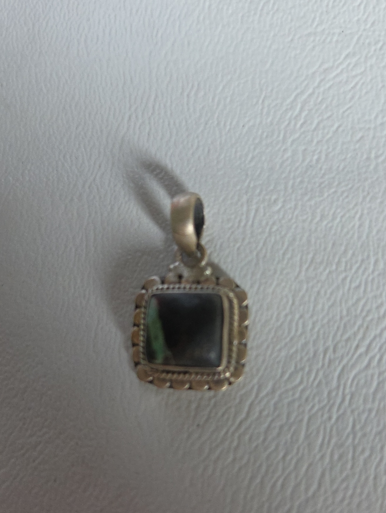 Rare Collectible Black Jack Turquoise Pendant